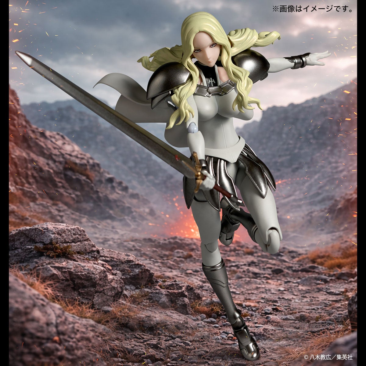SPECIAL ORDER Kaiyodo - Revoltech - CLAYMORE - Teresa of the Feint Smile [EXCLUSIVE]
