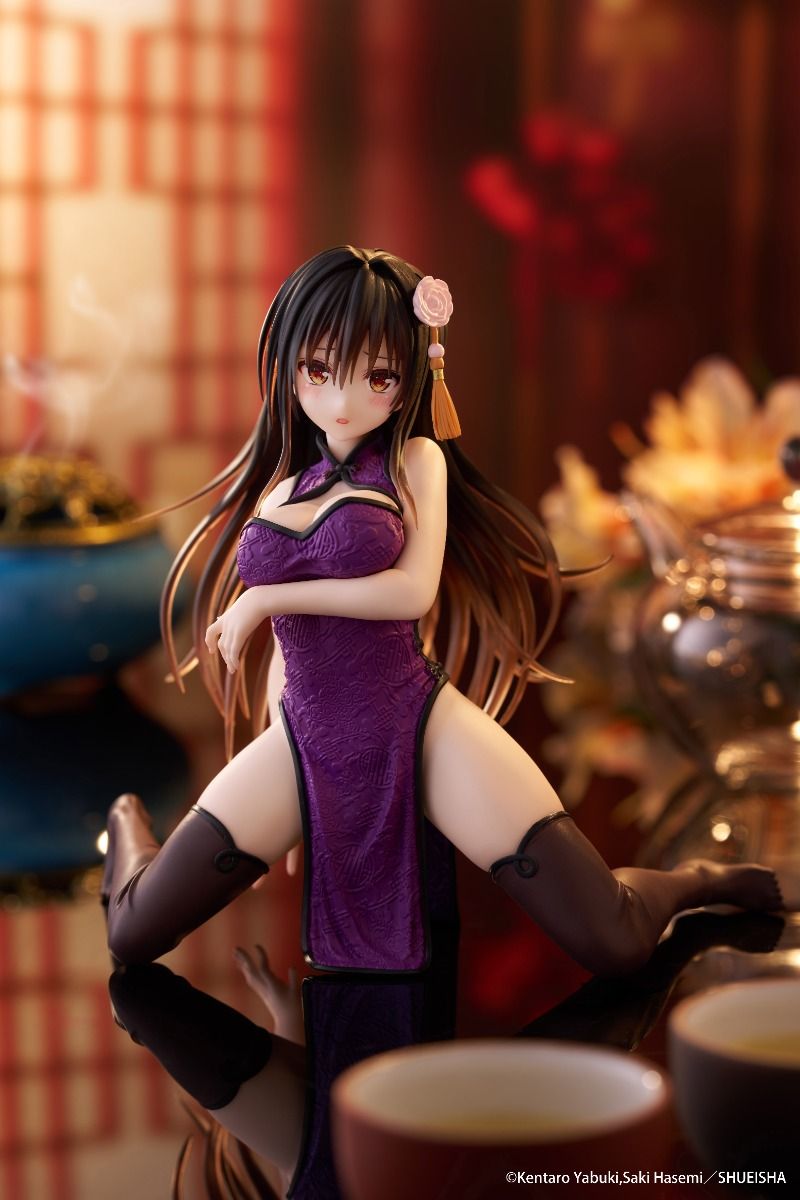 PRE-ORDER Taito - To Love-ru Darkness Desktop Cute Figure - Yui Kotegawa: Chinese Dress Ver.