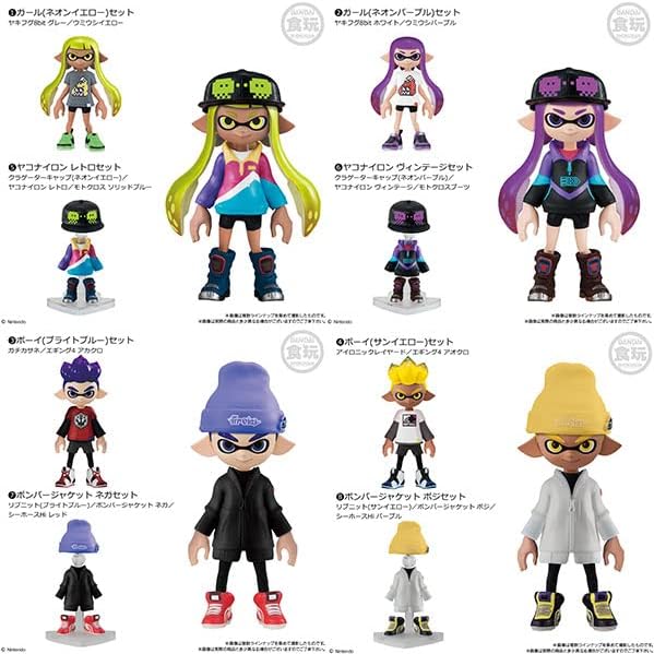 SPECIAL ORDER Splatoon 2 Dress-up Gear Collection Reproduction Edition [Box of 8] [JP]