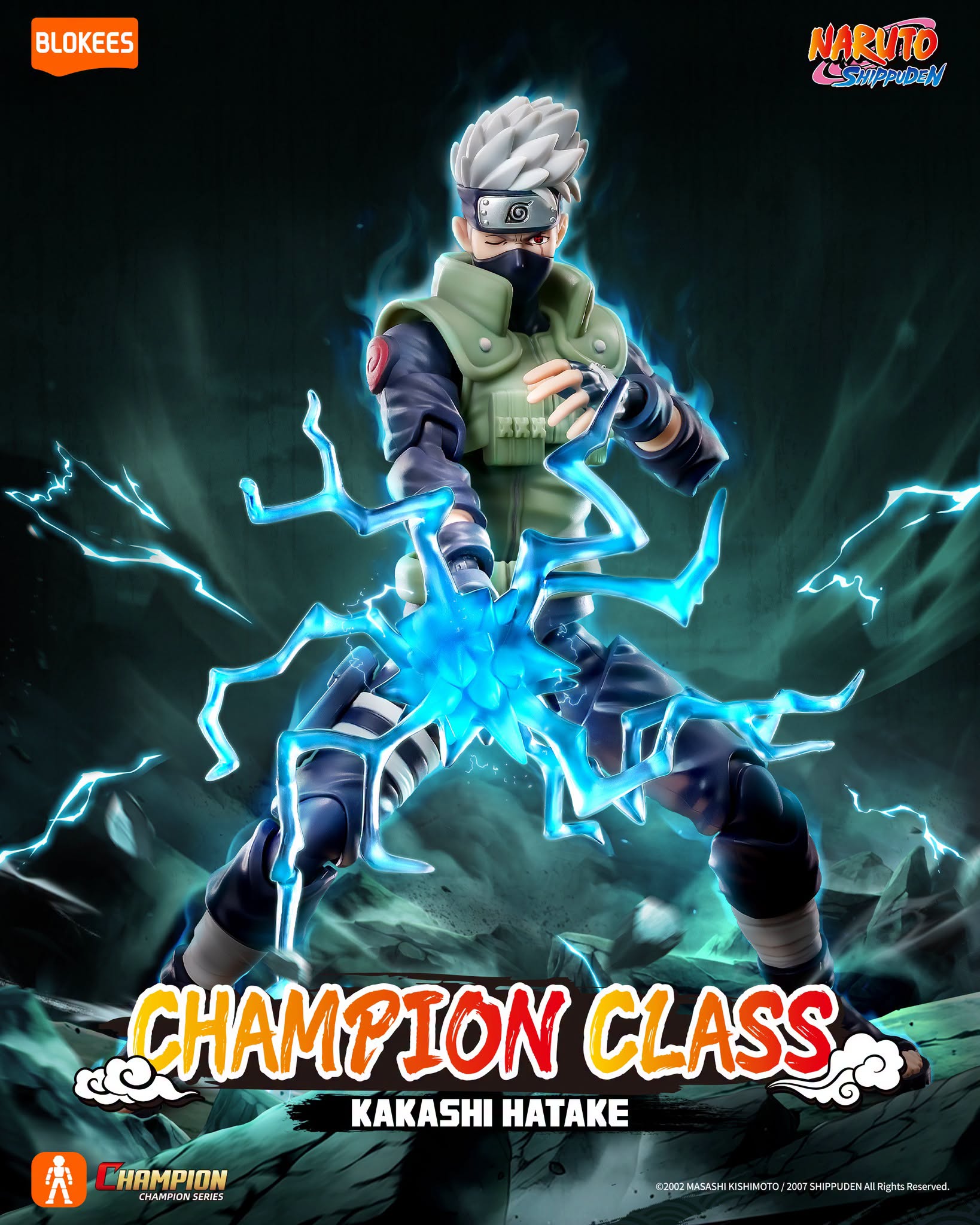 PRE-ORDER Blokees - Naruto Shippuden - Champion Class 06 - Kakashi Hatake