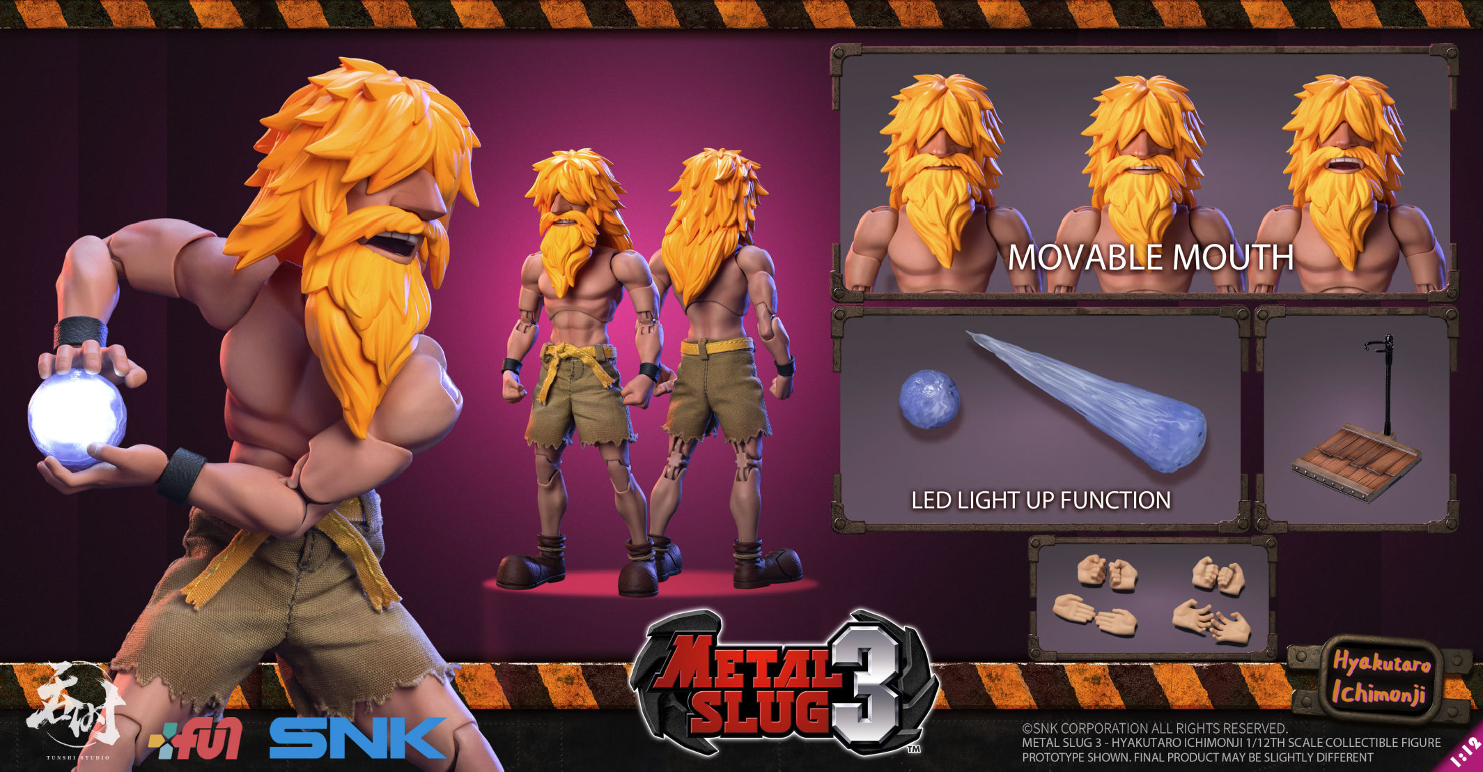 PRE-ORDER Tunshi Studio - Metal Slug 3 - Hyakutaro Ichimonji