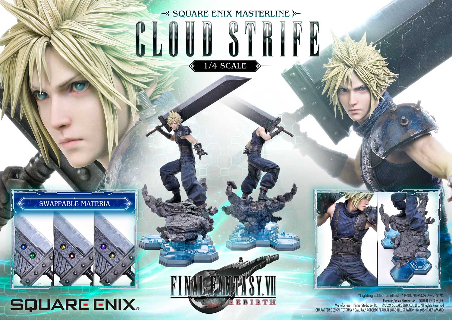 PRE-ORDER Square Enix - SQEX Masterline Final Fantasy VII Rebirth - Cloud Strife 1/4