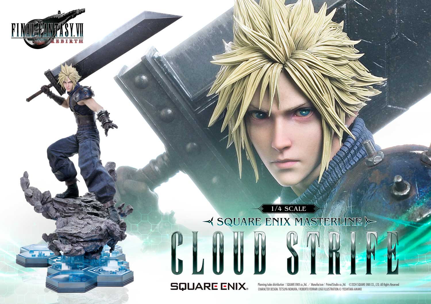 PRE-ORDER Square Enix - SQEX Masterline Final Fantasy VII Rebirth - Cloud Strife 1/4