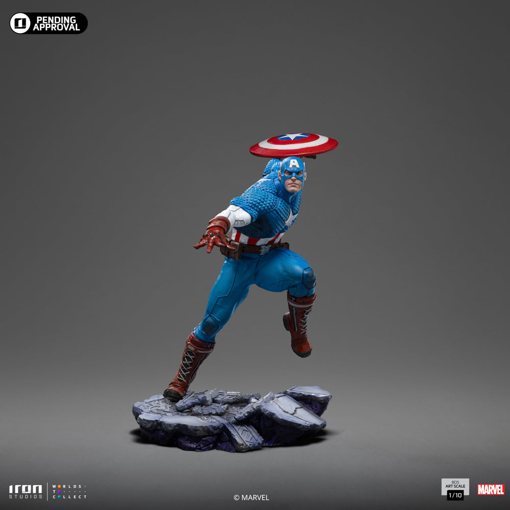 PRE-ORDER Iron Studios - BDS Art Scale - Marvel Comics - Captain America 1/10