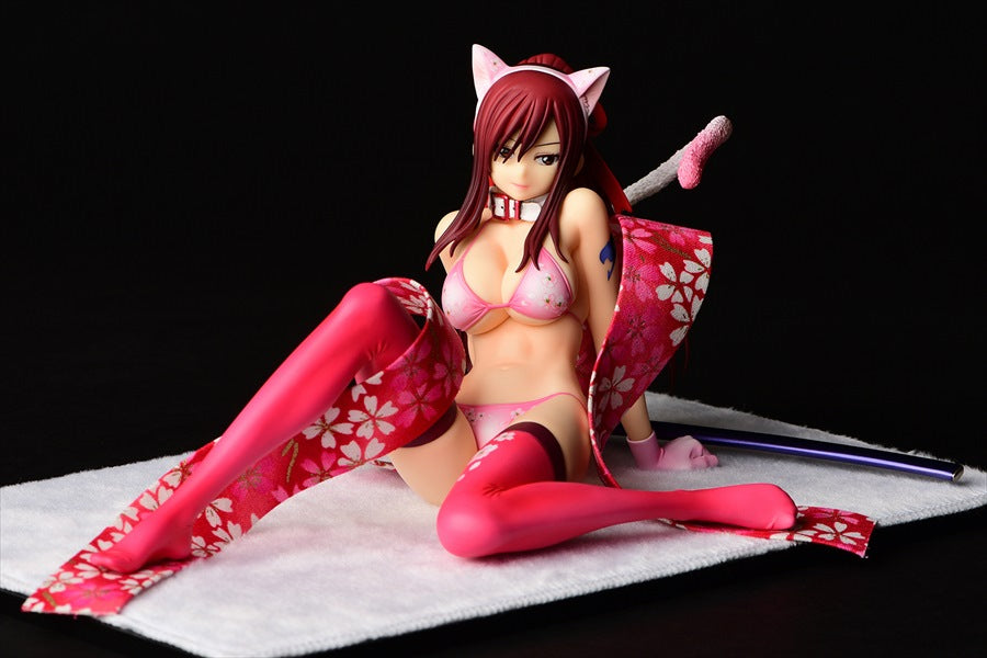 PRE-ORDER Orcatoys - Fairy Tail - Erza Scarlet: Cherry blossom Cat Gravure_Style 1/6