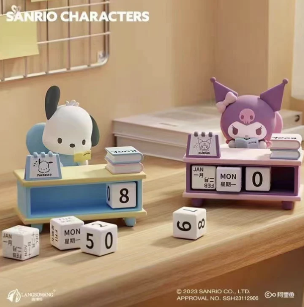 IN-STOCK Langbowang - Sanrio Desk Calendar (Kurumi/Pochacco) [Blind Box]