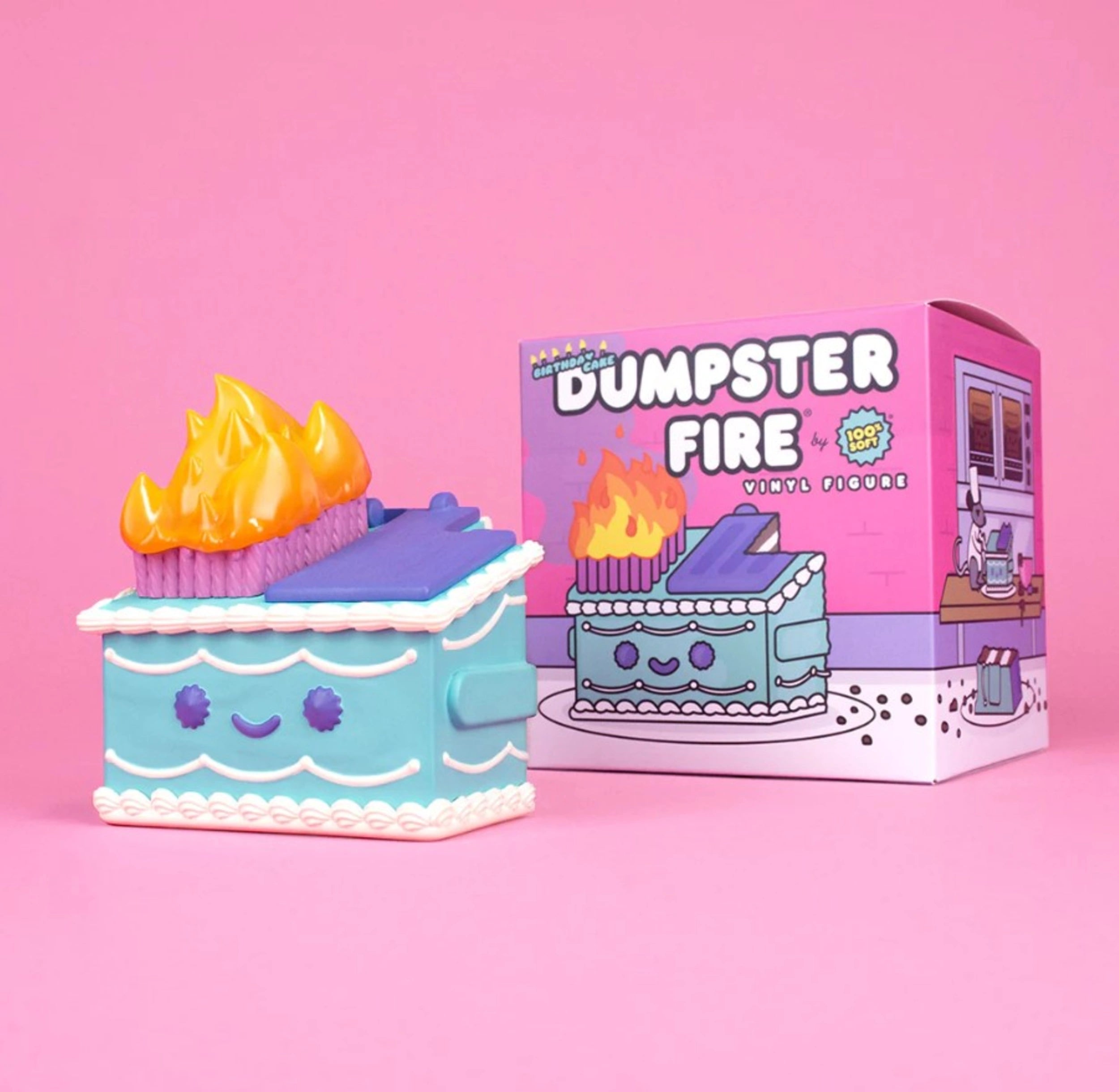 PRE-ORDER 100% Soft - Dumpster Fire - Birthday Cake Dumpster Fire
