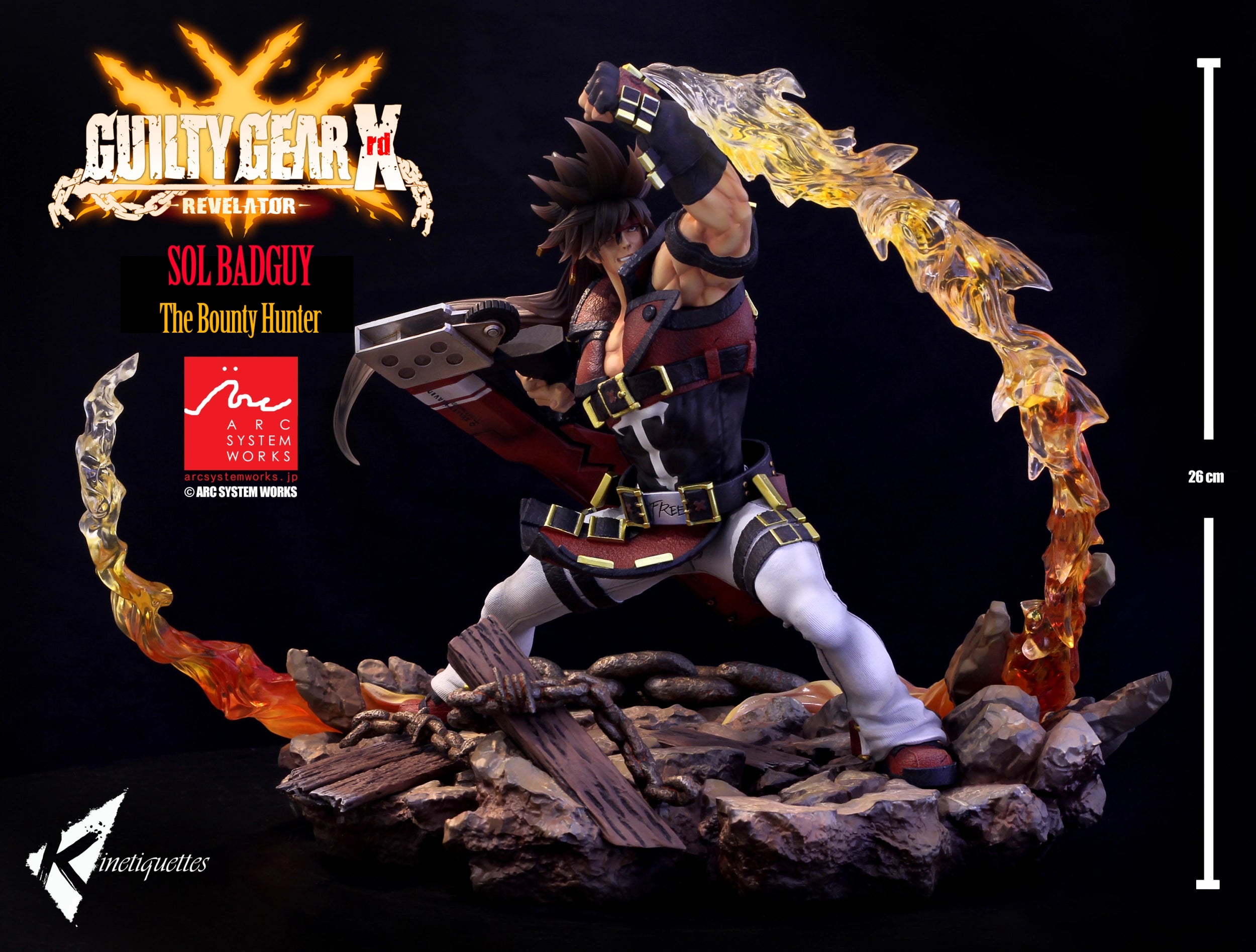 PRE-ORDER Kinetiquettes - Guilty Gear Xrd - Sol Badguy 1/7