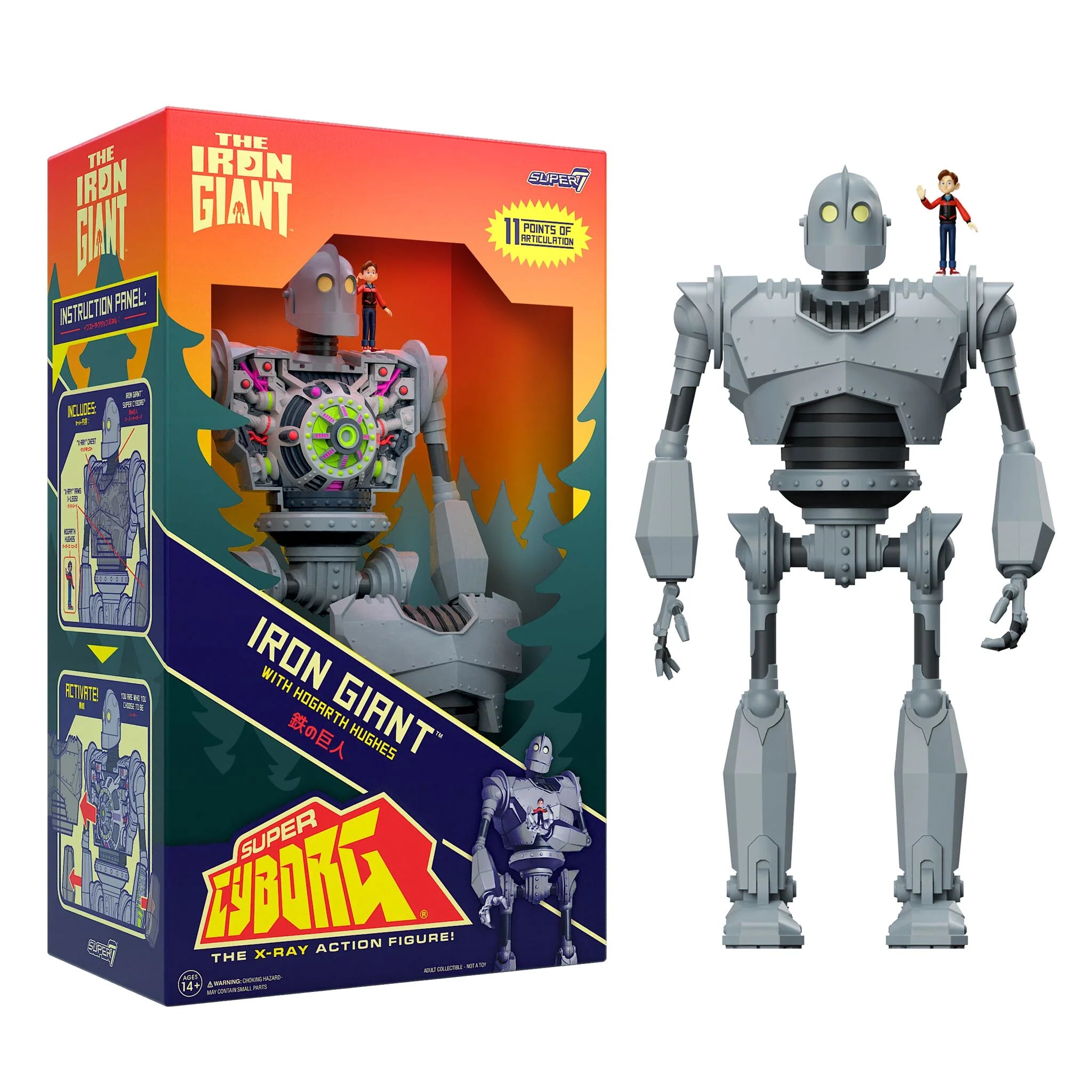 PRE-ORDER Super7 - The Iron Giant Super Cyborg - Iron Giant: Full Color