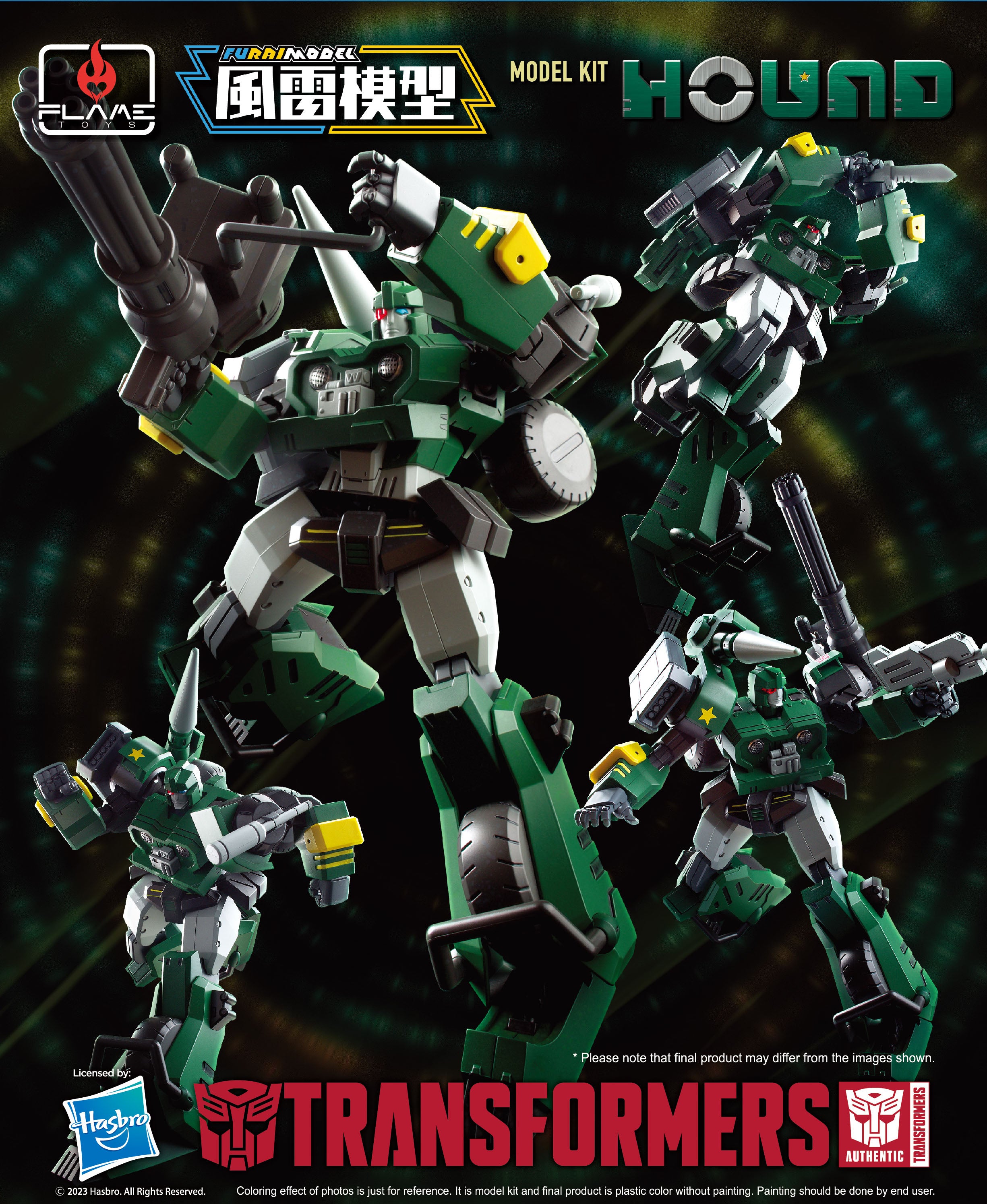 PRE-ORDER Flame Toys - Furai Model - Transformers - Hound