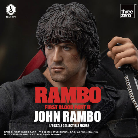 PRE-ORDER Threezero - Rambo: First Blood Part II - John Rambo 1/6 ...