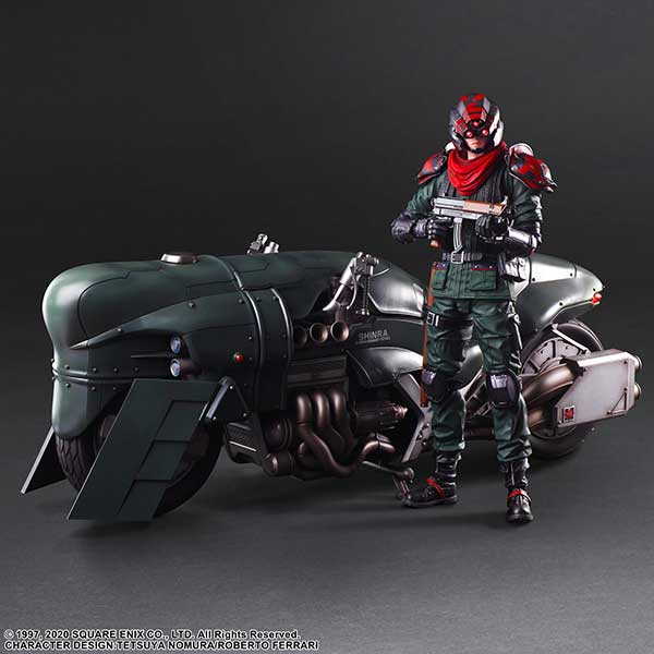 IN-STOCK Square Enix - PLAY ARTS Kai - Final Fantasy VII Remake - Shinra Elite Security Officer & Motorcycle