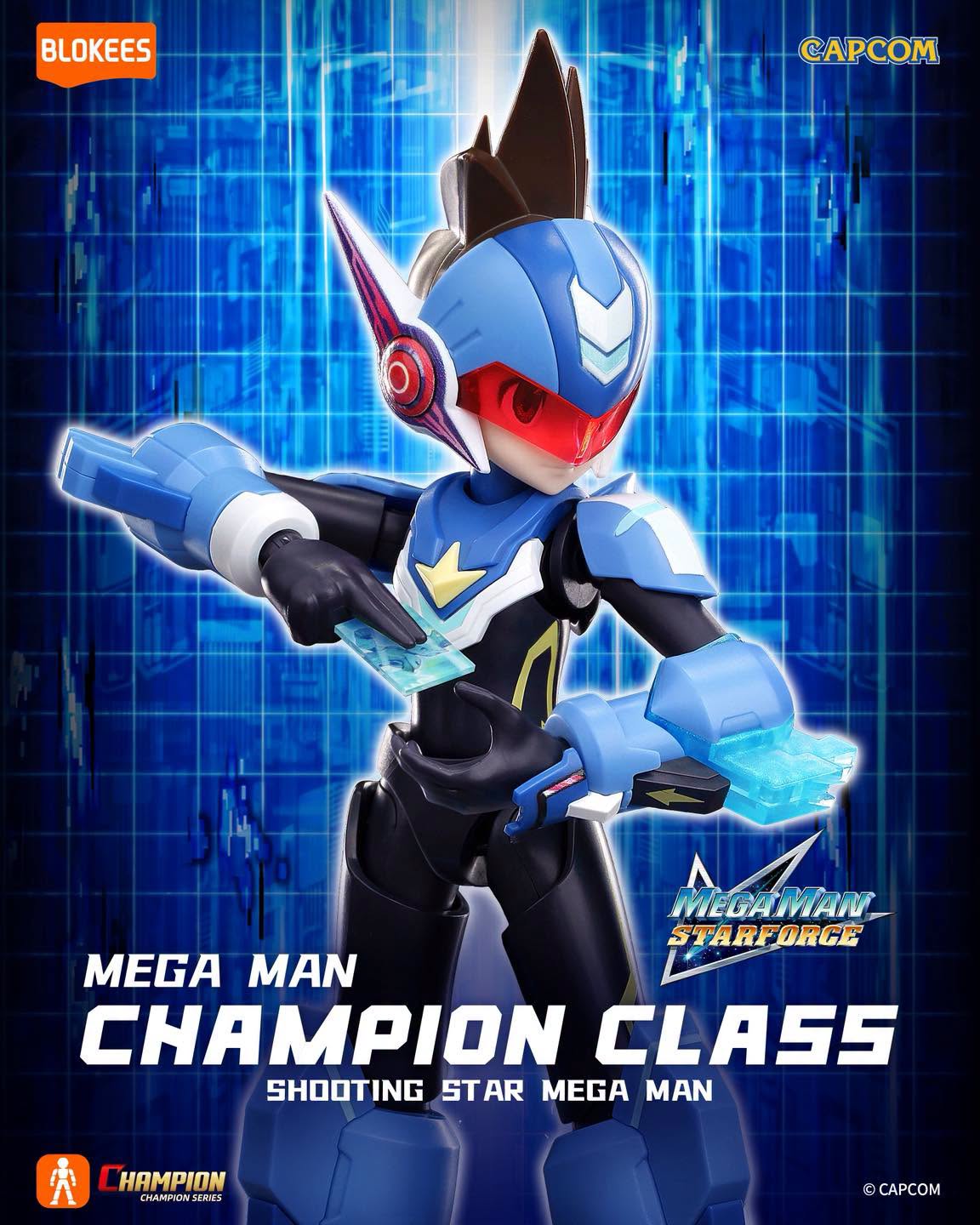 IN-STOCK Blokees - Mega Man Star Force (Shooting Star) - Champion Class - Star Force (Shooting Star) Mega Man
