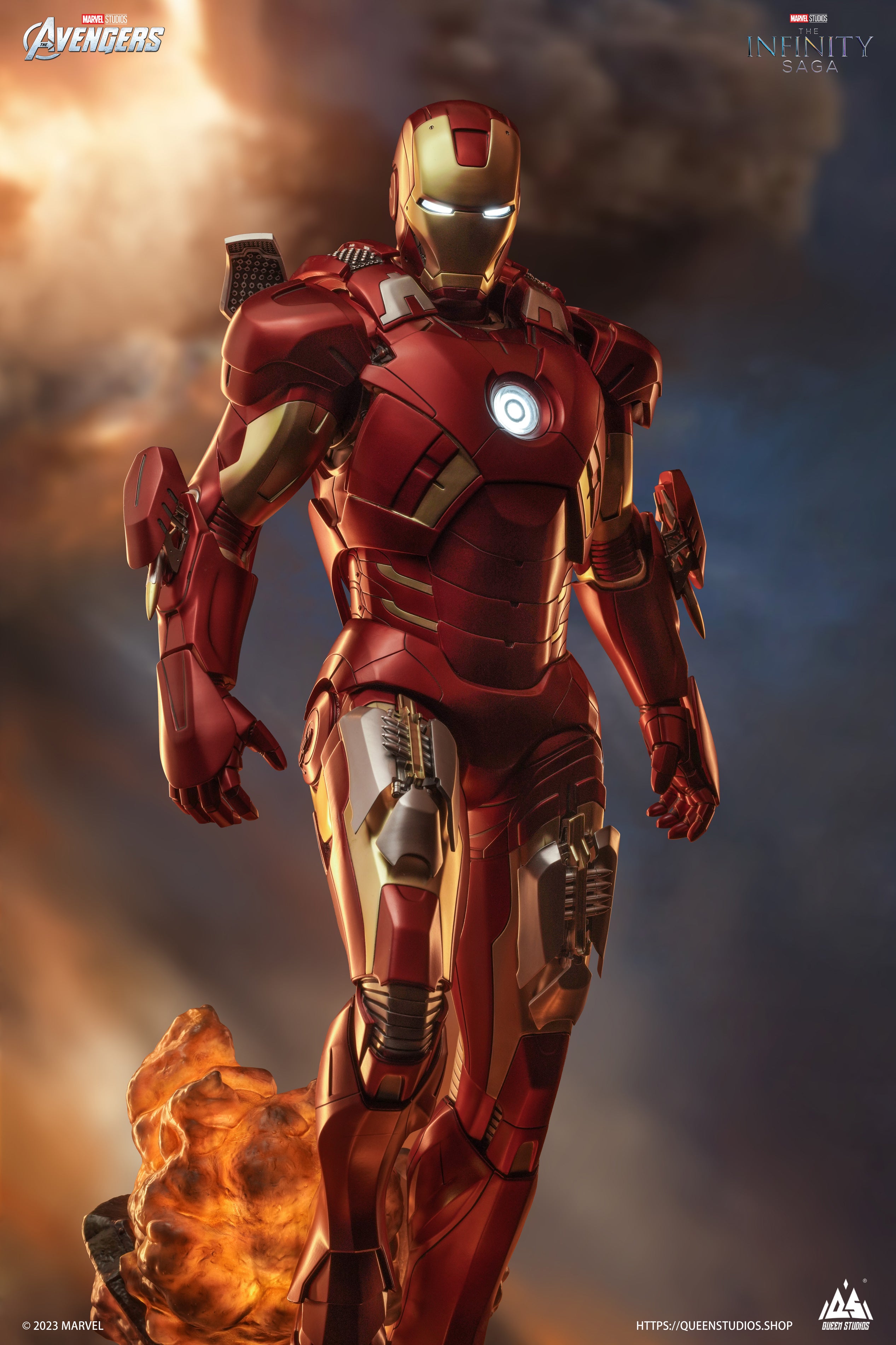 PRE-ORDER Queen Studios - The Avengers - Iron Man Mark 7 1/3