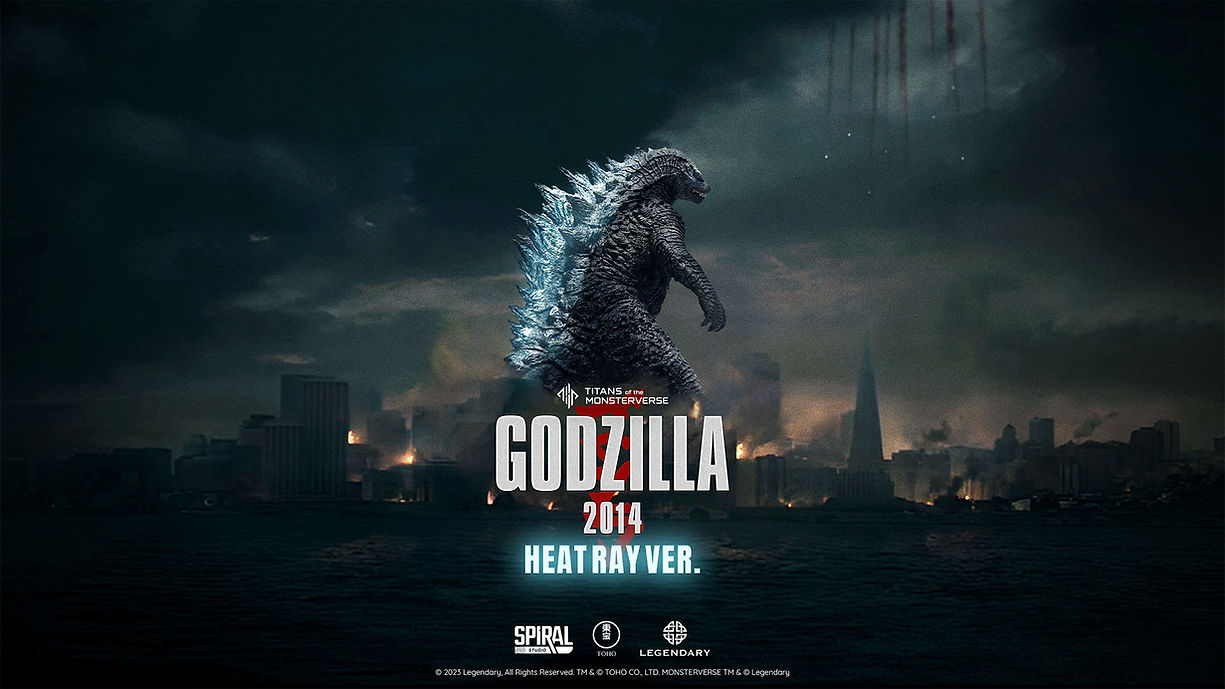 PRE-ORDER Spiral Studio - Titans of the Monsterverse - Godzilla 2014: Heatray Ver.