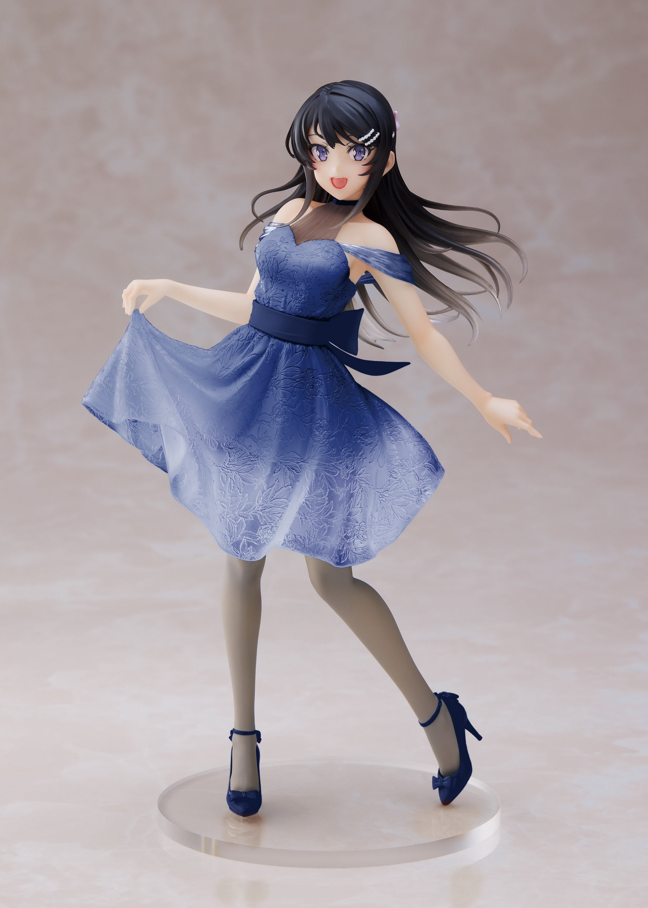 PRE-ORDER Taito - Rascal Does Not Dream of Bunny Girl Senpai Coreful Figure - Mai Sakurajima: Clear Dress Ver. Renewal Edition