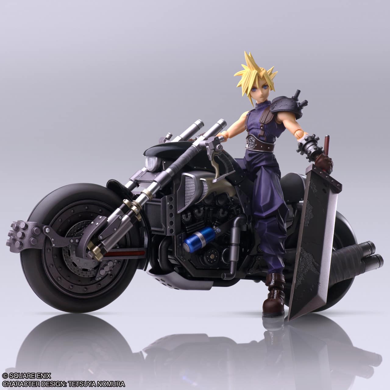 PRE-ORDER Square Enix - FINAL FANTASY VII BRING ARTS - Cloud Strife & Hardy Daytona