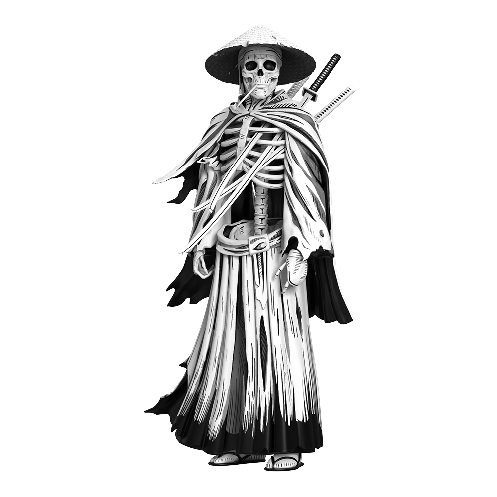 PRE-ORDER Mighty Jaxx - Shadowed Samurai by Rob Bowyer