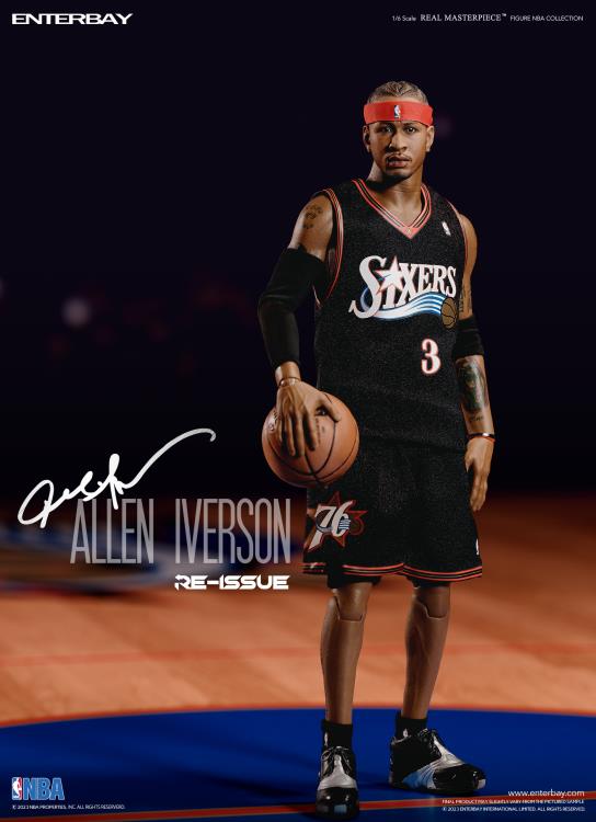 SPECIAL ORDER Enterbay - NBA Real Masterpiece - Allen Iverson: Limited Retro Edition 1/6 [JP]