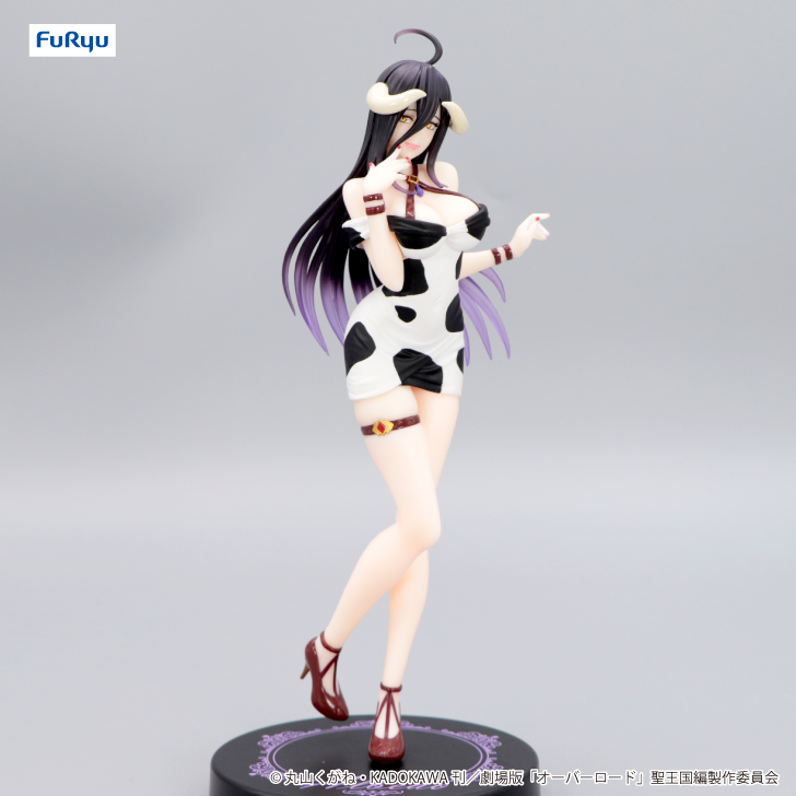 PRE-ORDER FuRyu - OVERLORD Trio-Try-iT Figure - Albedo: Mini Dress Cow Pattern Ver.
