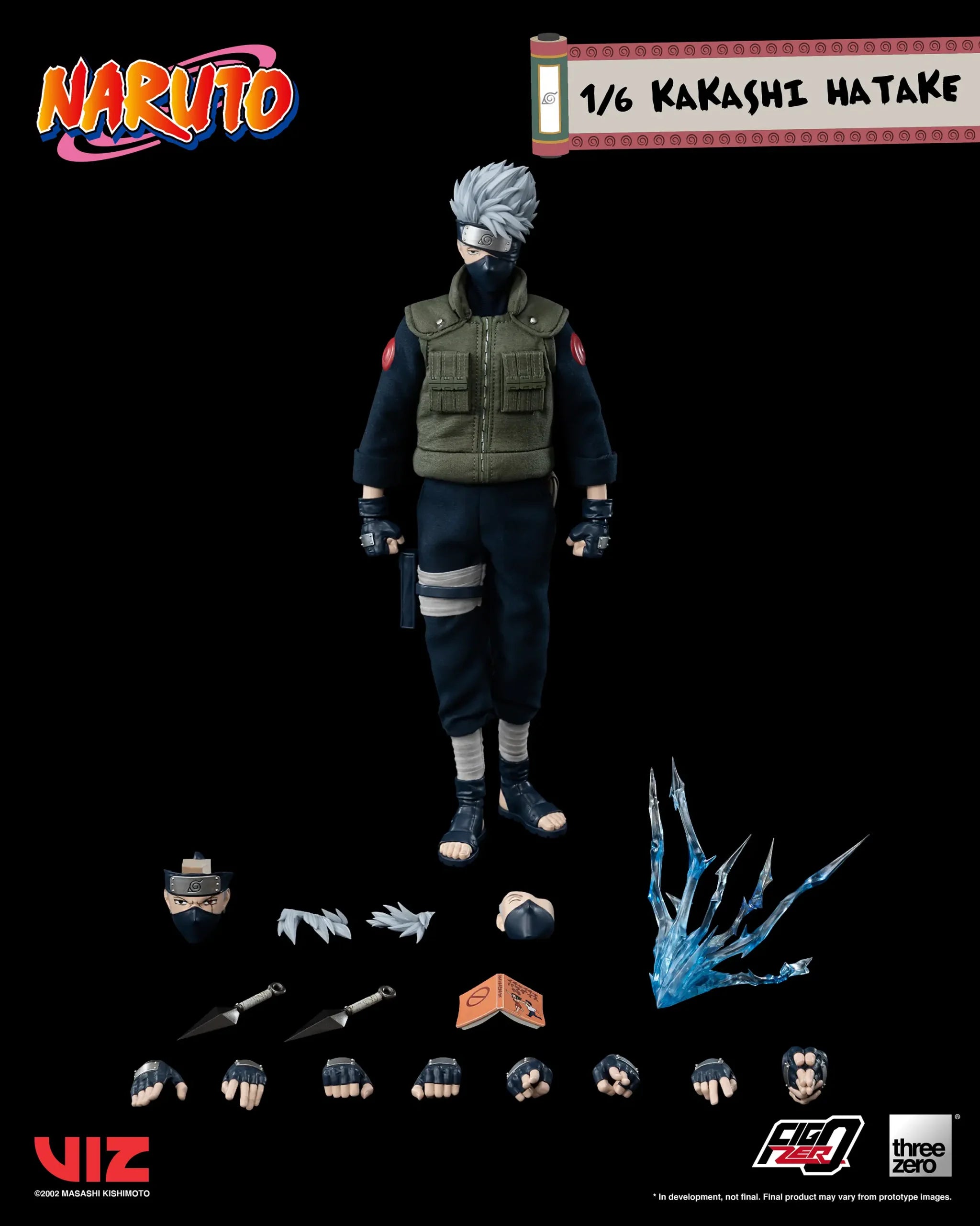 PRE-ORDER threezero - FigZero - Naruto - Kakashi Hatake 1/6