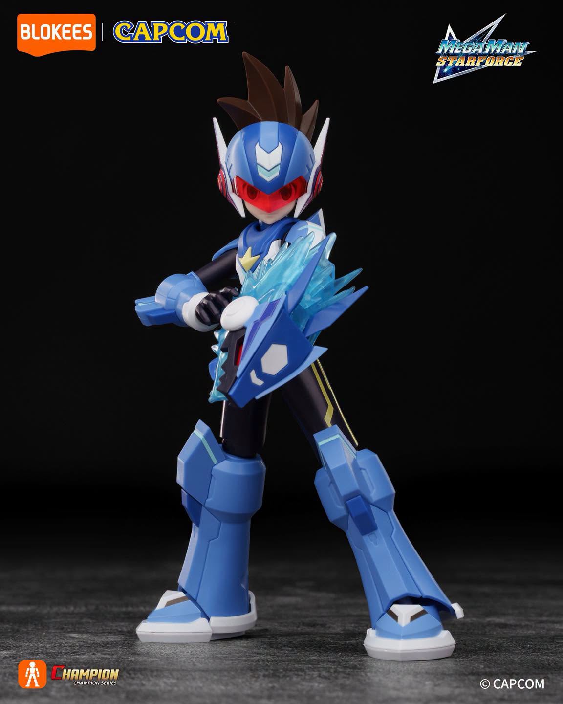 IN-STOCK Blokees - Mega Man Star Force (Shooting Star) - Champion Class - Star Force (Shooting Star) Mega Man