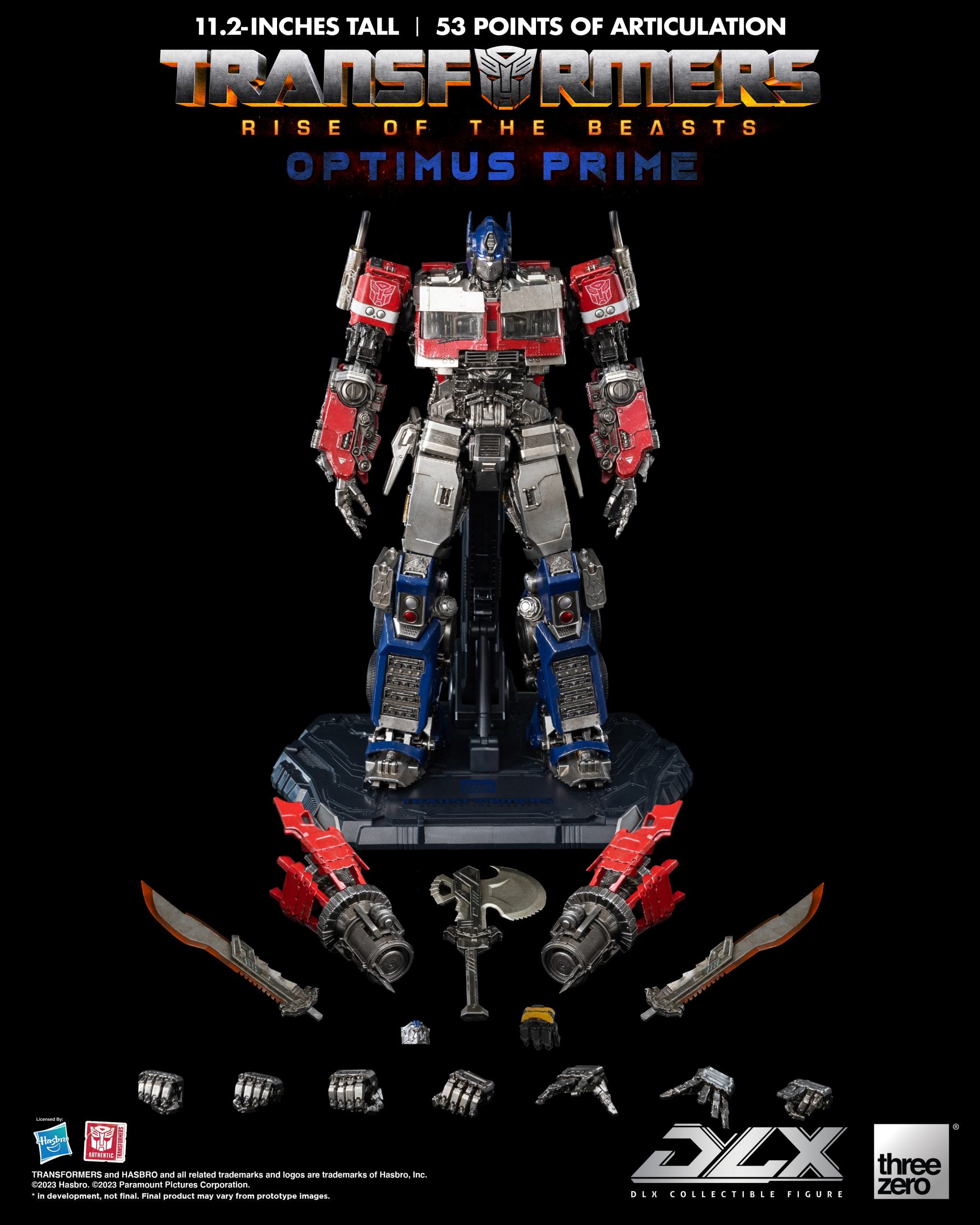 PRE-ORDER threezero - Transformers: Rise of the Beasts - DLX Optimus Prime