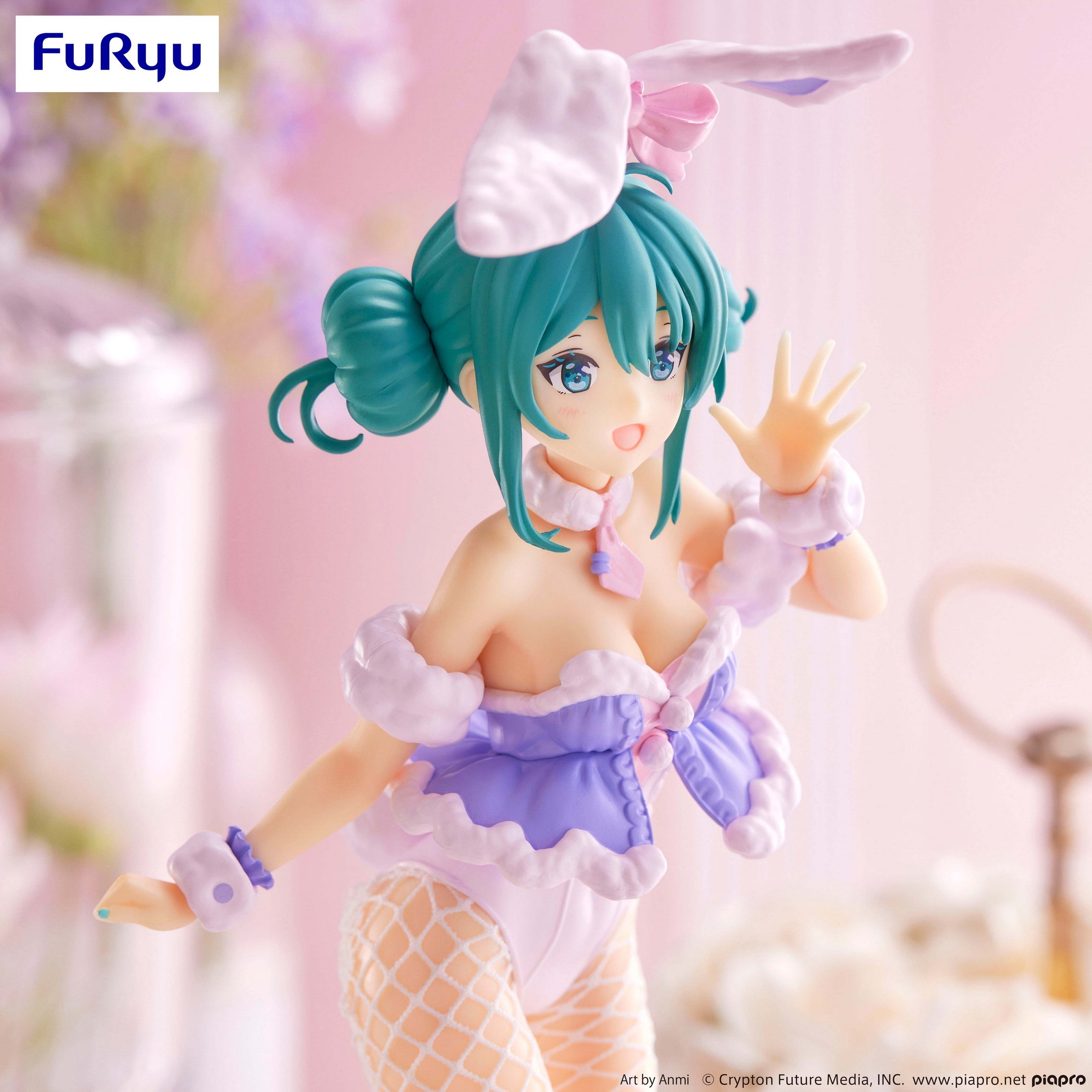 IN-STOCK FuRyu - Vocaloid BiCute Bunnies Figure - Hatsune Miku: White Rabbit Purple Color Ver.