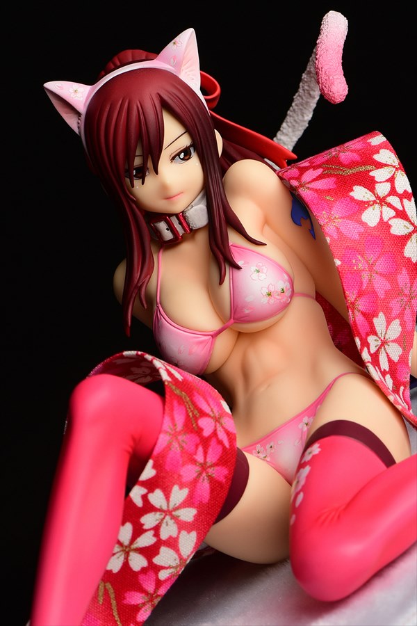 PRE-ORDER Orcatoys - Fairy Tail - Erza Scarlet: Cherry blossom Cat Gravure_Style 1/6