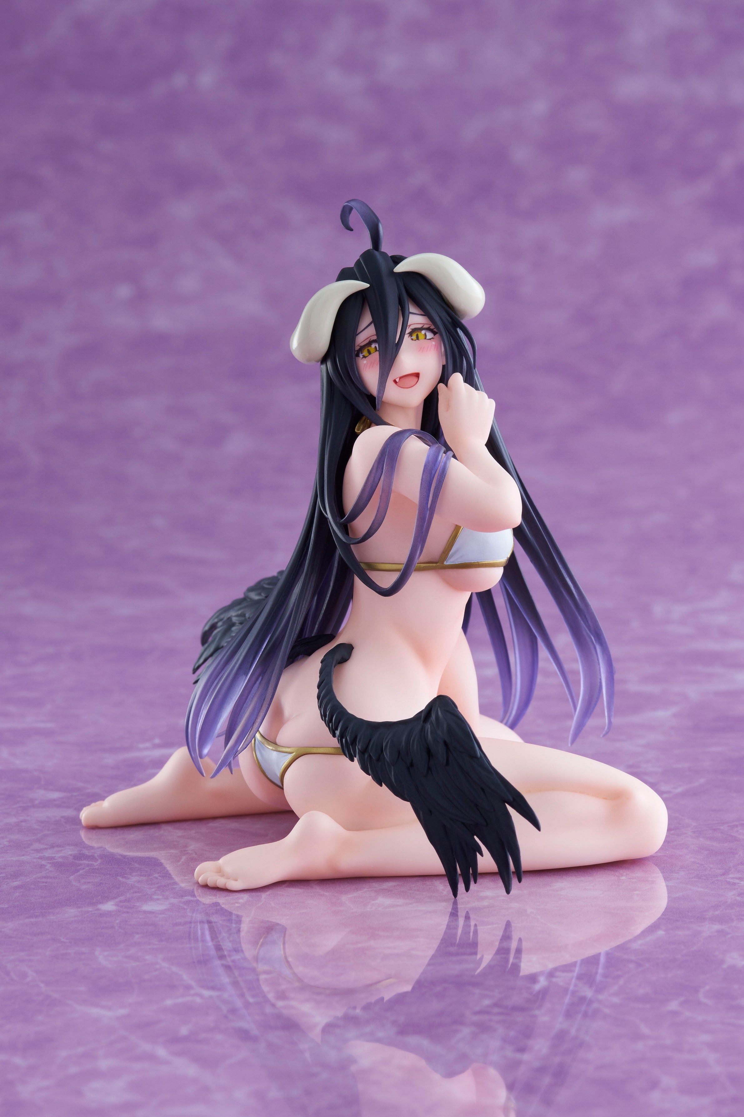PRE-ORDER Taito - Overlord IV Desktop Cute Figure - Albedo: Swimsuit Ver.