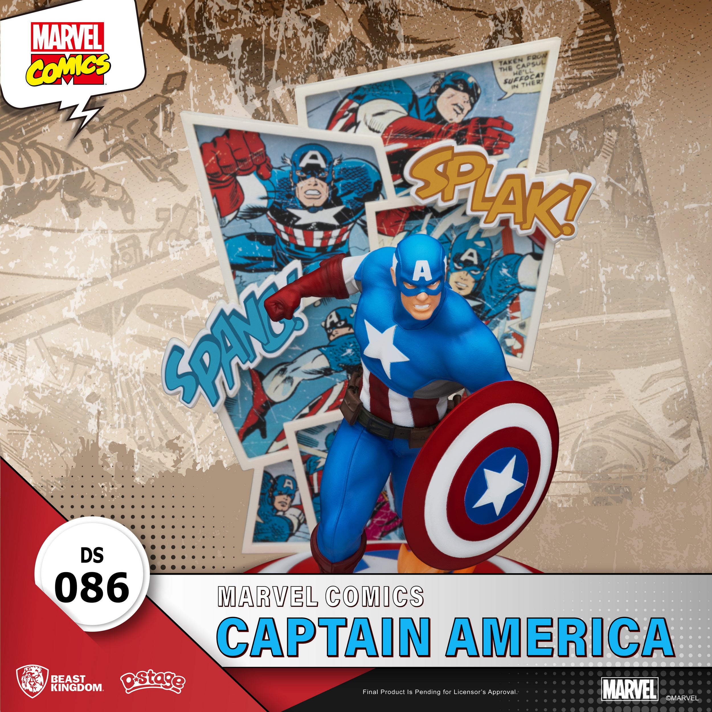 PRE-ORDER Beast Kingdom - Marvel Comics - Captain America