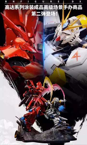 PRE-ORDER Bandai - BNFIGURE DX Vol. 2 - Mobile Suit Gundam: Char's Counterattack - Nu Gundam vs Sazabi