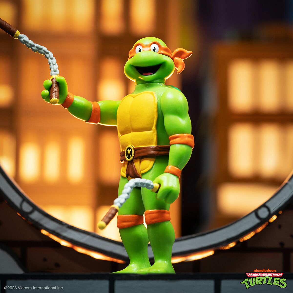 PRE-ORDER Super7 - ReAction - Teenage Mutant Ninja Turtles - Toon Michelangelo