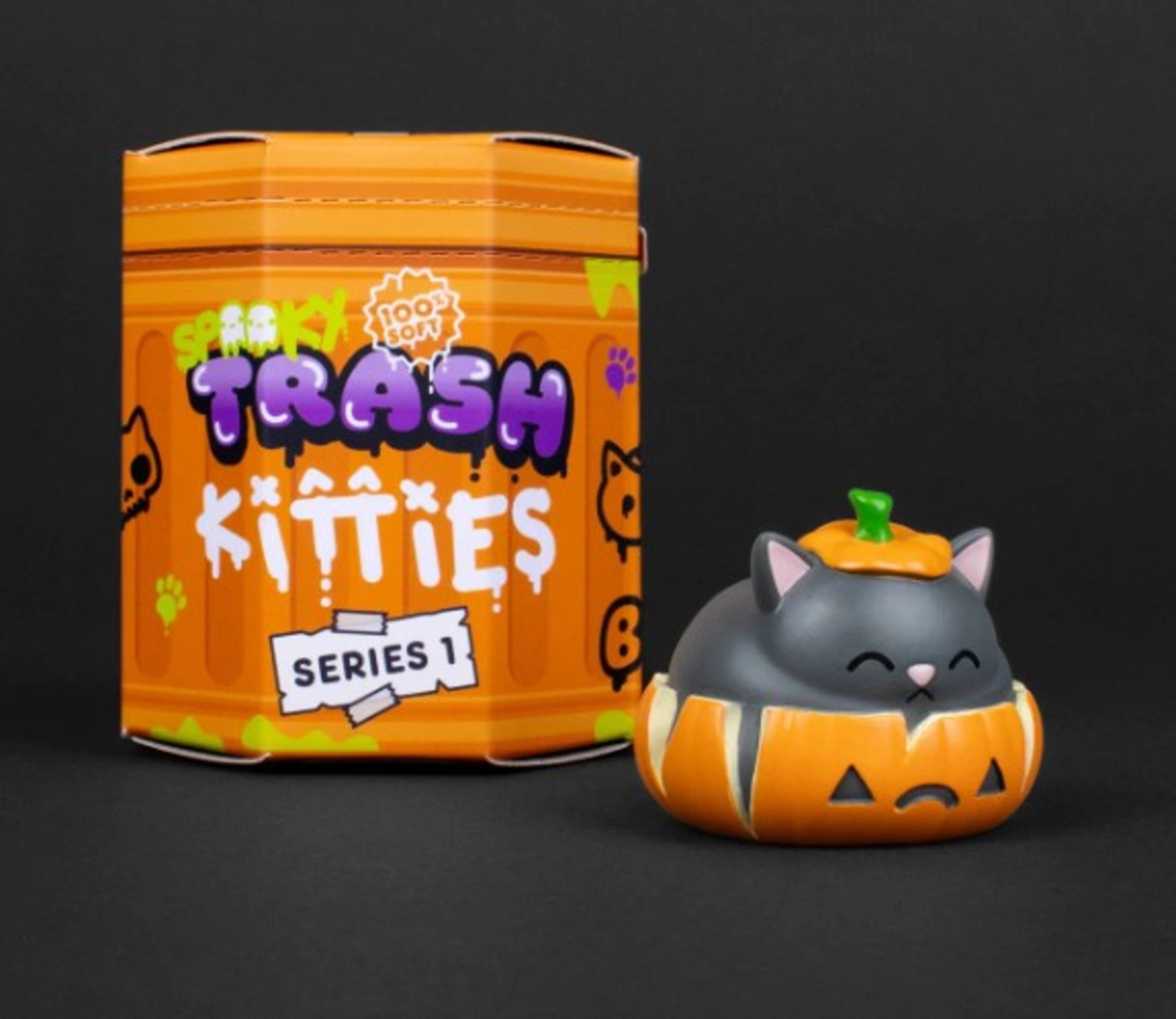 IN-STOCK 100% Soft - Spooky Trash Kitties  Series 1