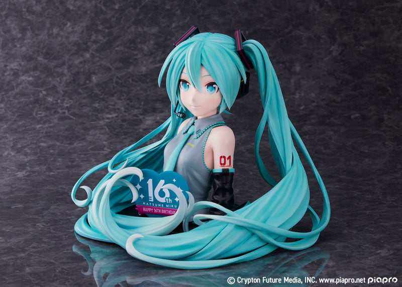 PRE-ORDER FuRyu - Vocaloid - Hatsune Miku 16th Anniversary Bust