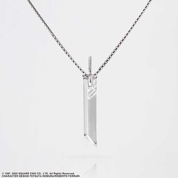SPECIAL ORDER Square Enix - Final Fantasy VII Remake Silver Necklace - Buster Sword [EXCLUSIVE] [JP]