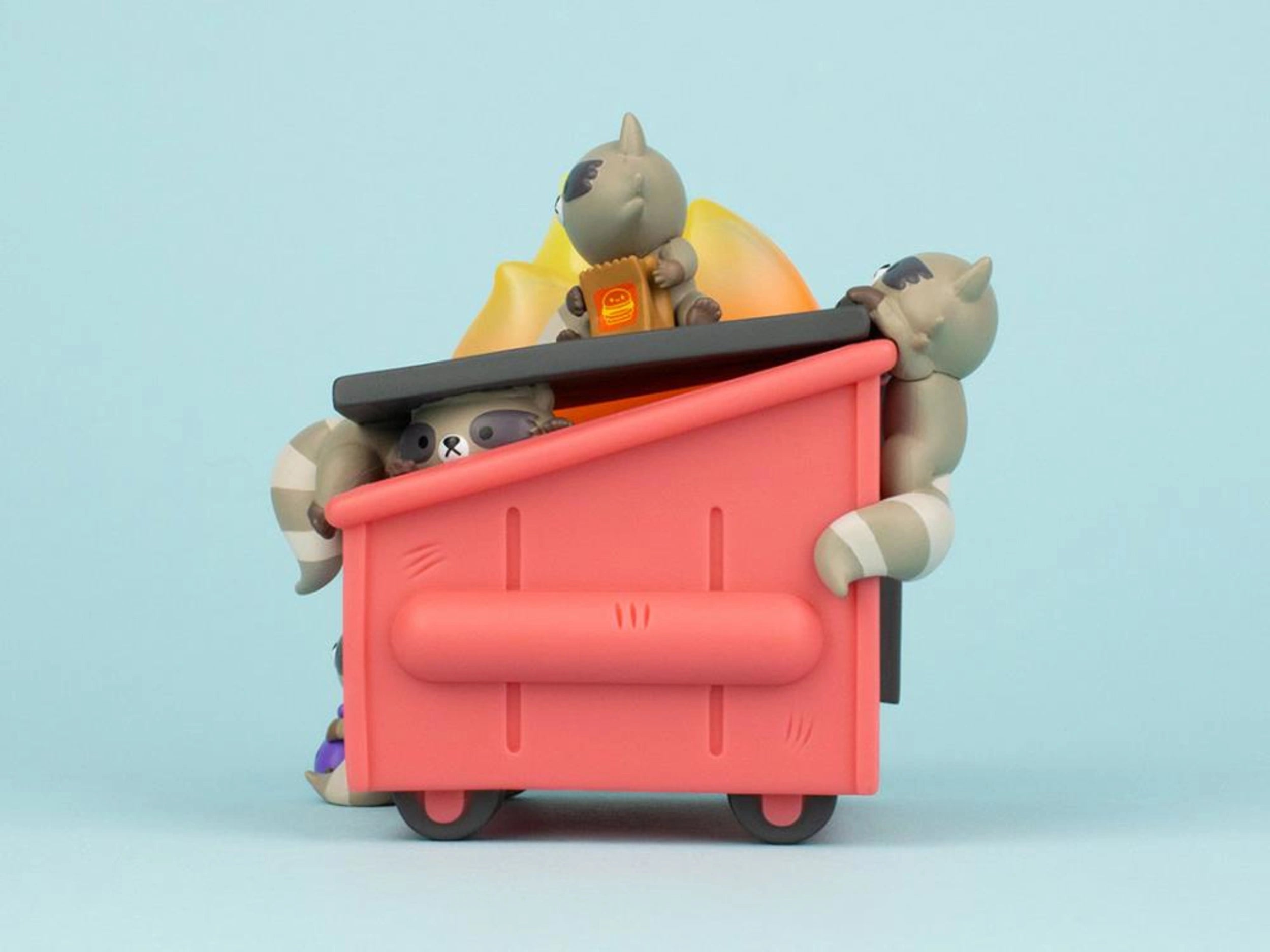 PRE-ORDER 100% Soft - Dumpster Fire - Trash Panda Dumpster Fire