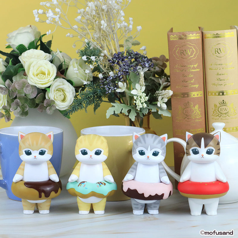 BACK-ORDER mofusand - mofusand Donut Nyan Soft Vinyl Figure [Set of 4]