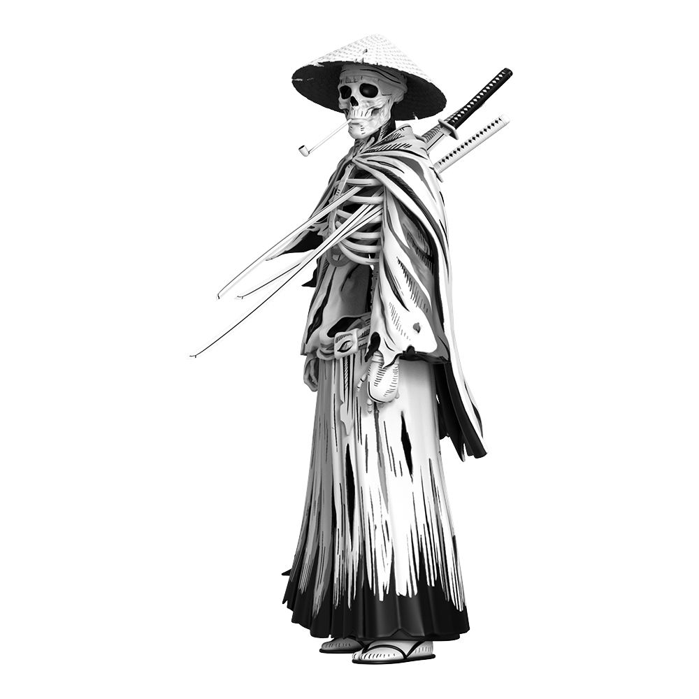 PRE-ORDER Mighty Jaxx - Shadowed Samurai by Rob Bowyer