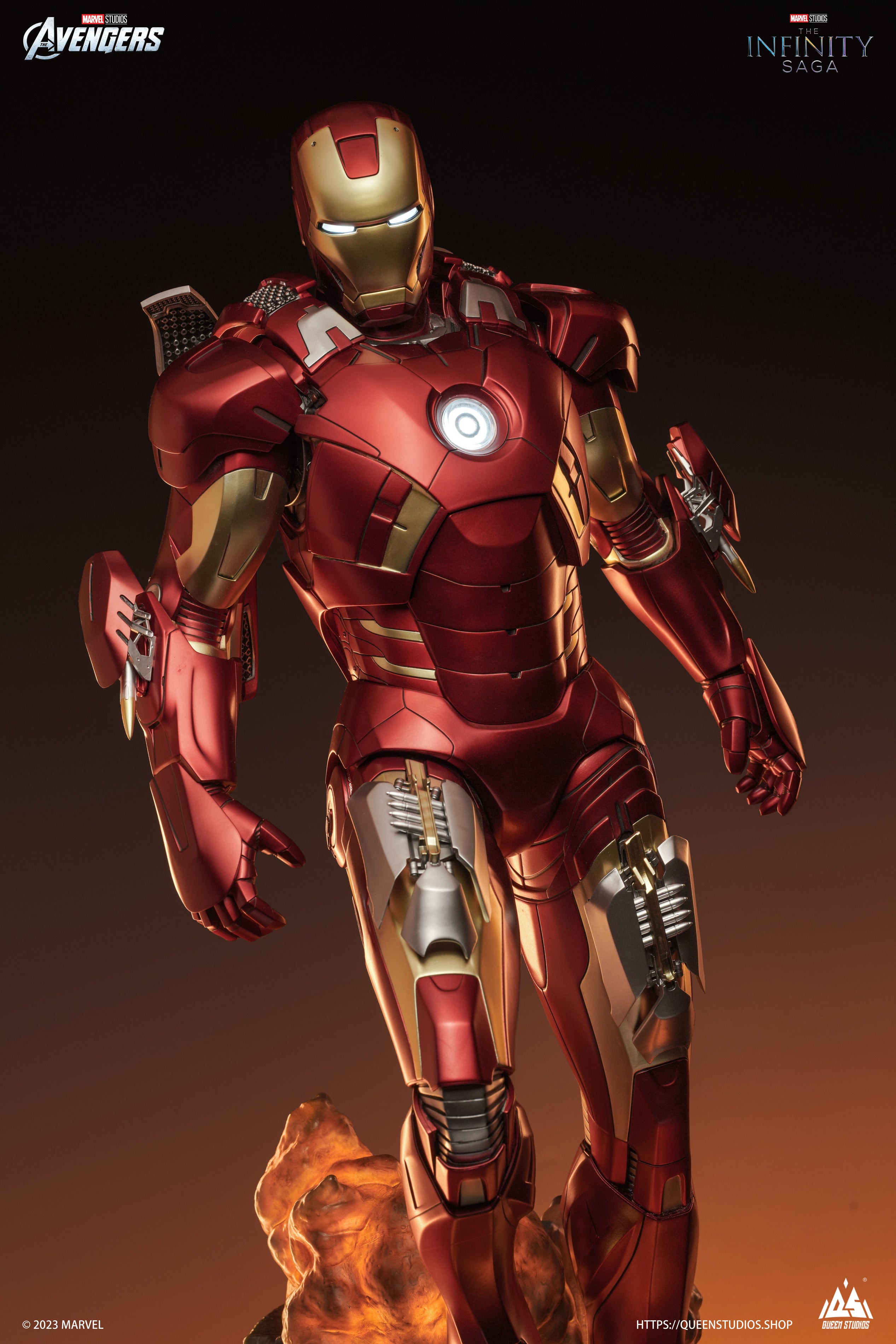 PRE-ORDER Queen Studios - The Avengers - Iron Man Mark 7 1/3