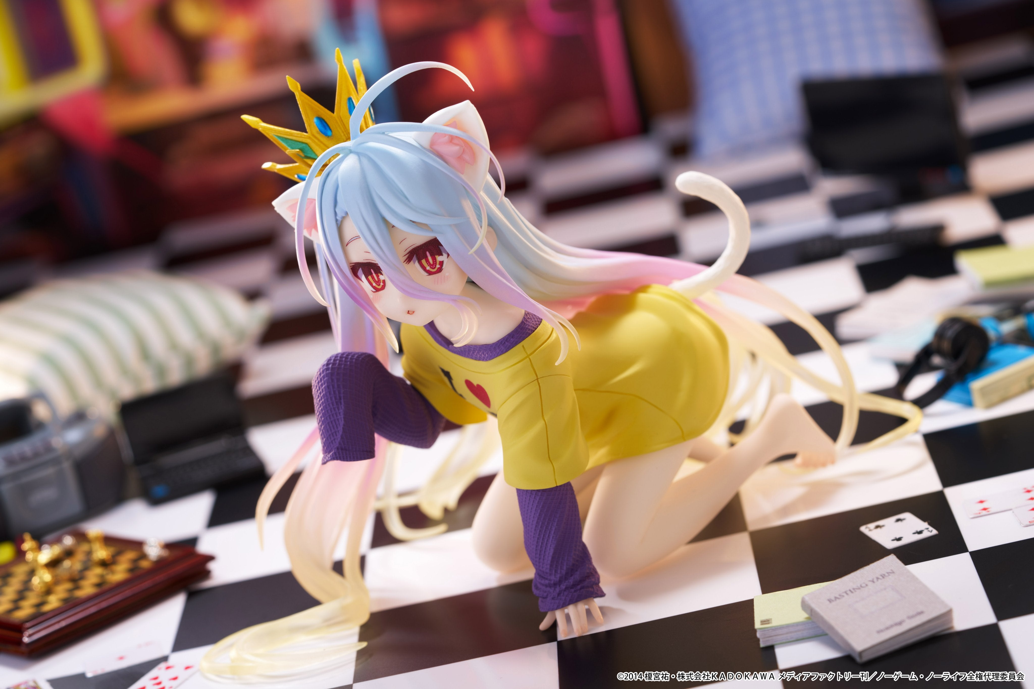 ADVANCE PRE-ORDER Taito - No Game No Life Desktop Cute Figure - Shiro