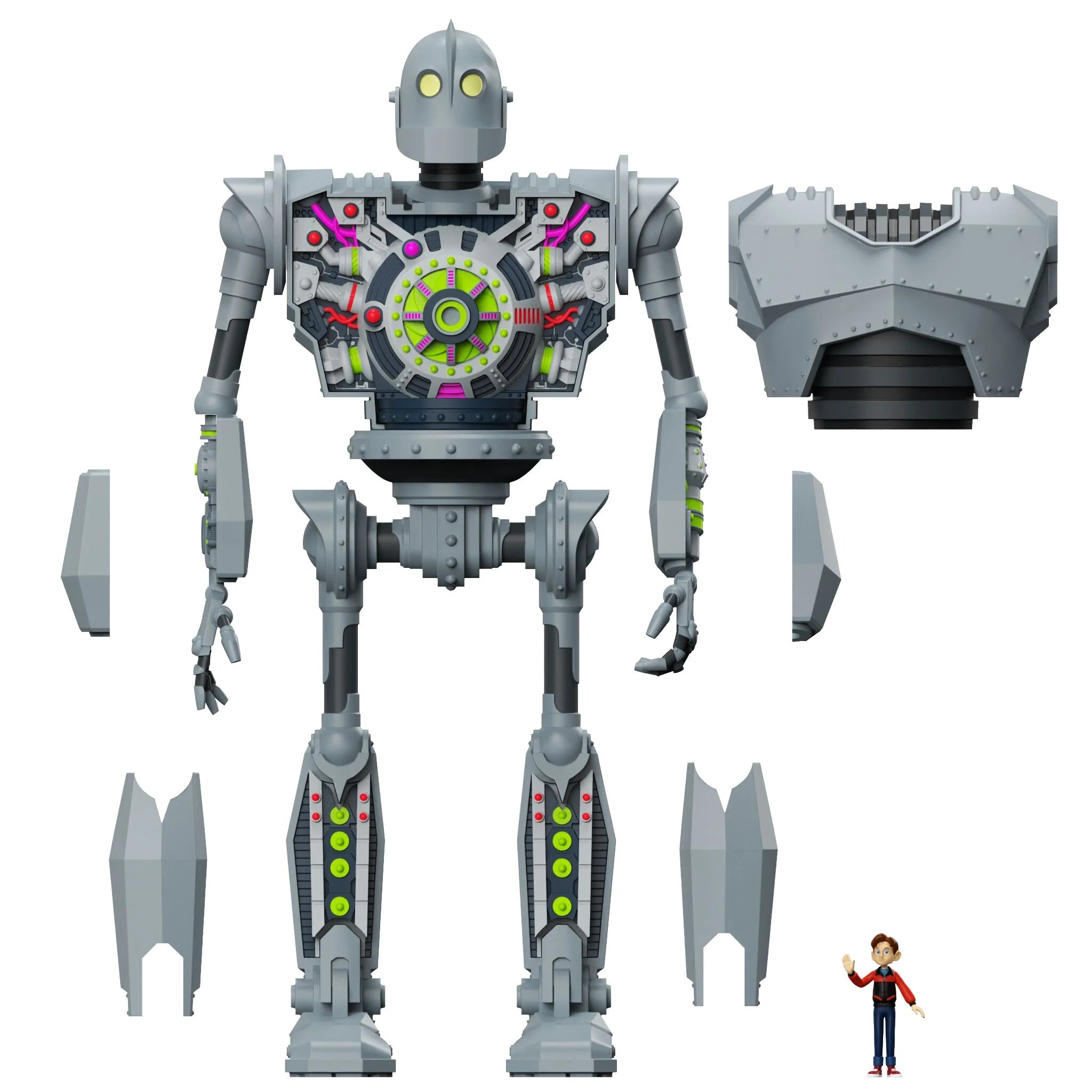 PRE-ORDER Super7 - The Iron Giant Super Cyborg - Iron Giant: Full Color
