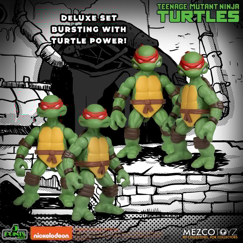 PRE-ORDER Mezco - 5 Points - Teenage Mutant Ninja Turtles Deluxe Set