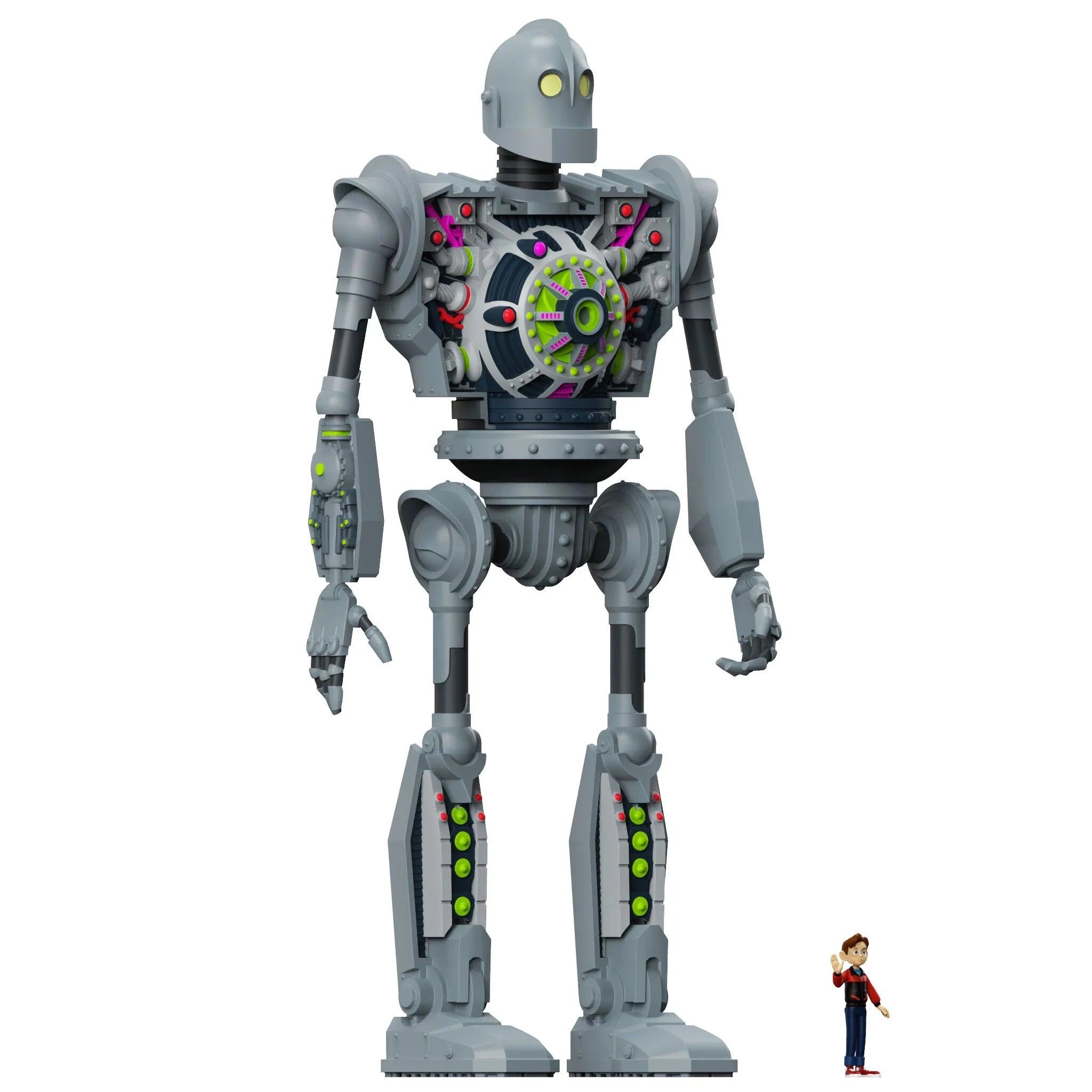 PRE-ORDER Super7 - The Iron Giant Super Cyborg - Iron Giant: Full Color