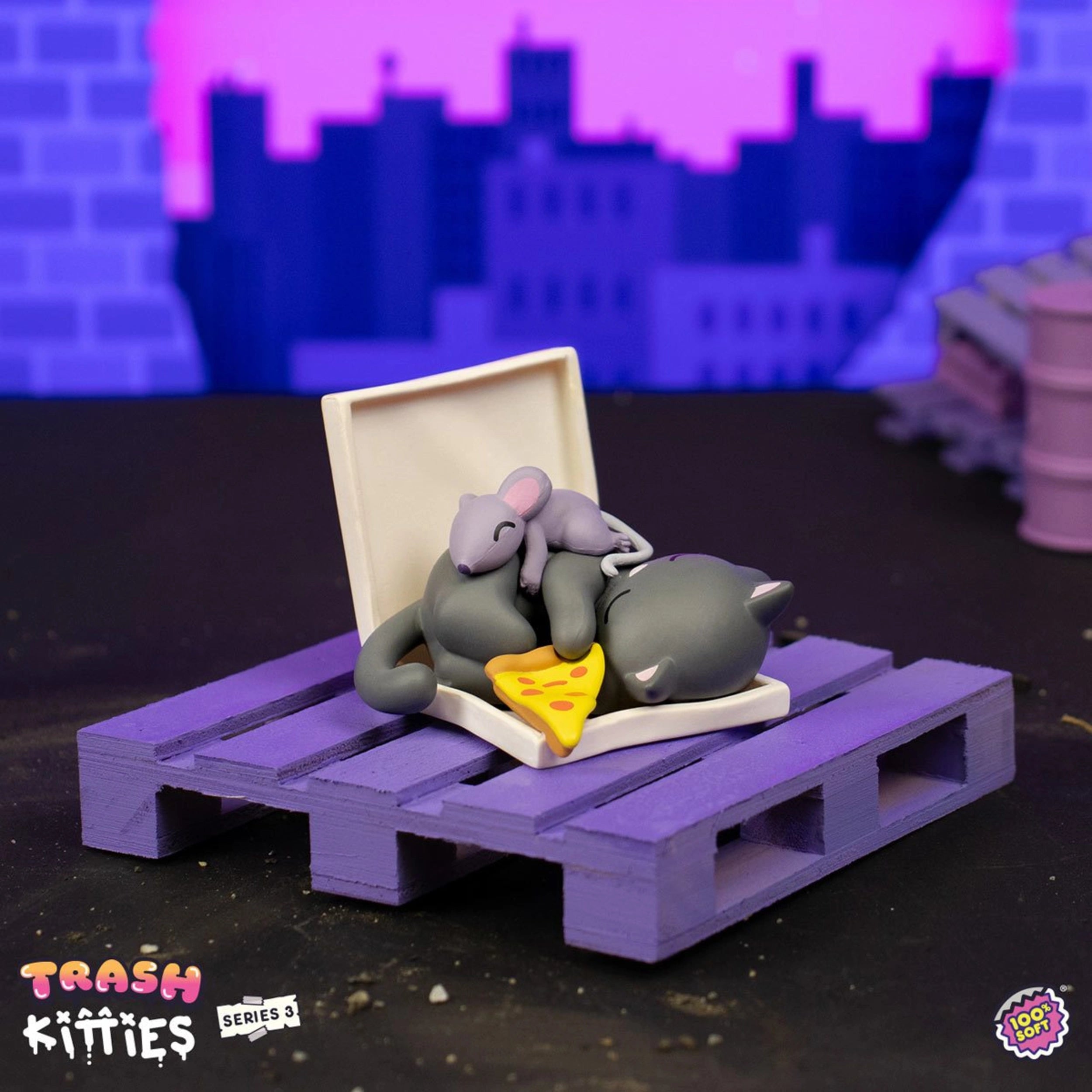 IN-STOCK 100% Soft - Trash Kitties Series 3