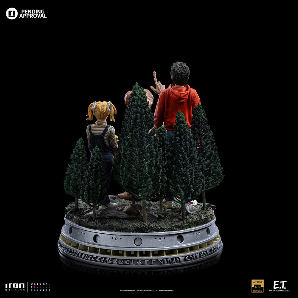 PRE-ORDER Iron Studios - Deluxe Art Scale - E.T. - E.T., Elliot and Gertie 1/10