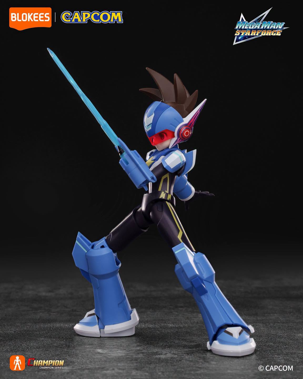 IN-STOCK Blokees - Mega Man Star Force (Shooting Star) - Champion Class - Star Force (Shooting Star) Mega Man