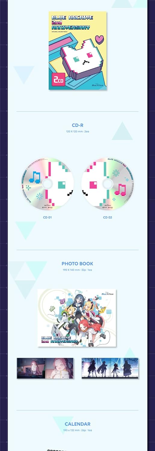SPECIAL ORDER Dreamus - BLUE ARCHIVE 2nd Anniversary Album OST: CD & KIT version