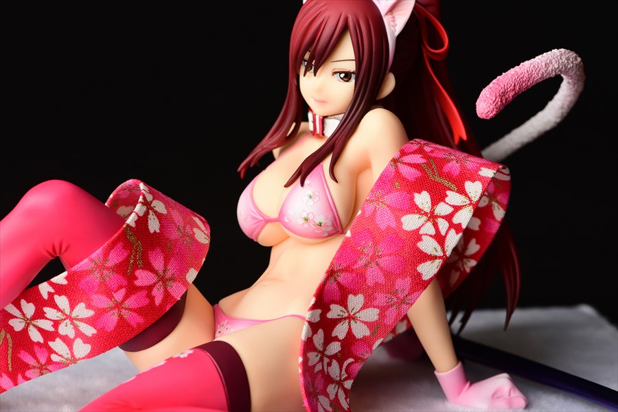 PRE-ORDER Orcatoys - Fairy Tail - Erza Scarlet: Cherry blossom Cat Gravure_Style 1/6