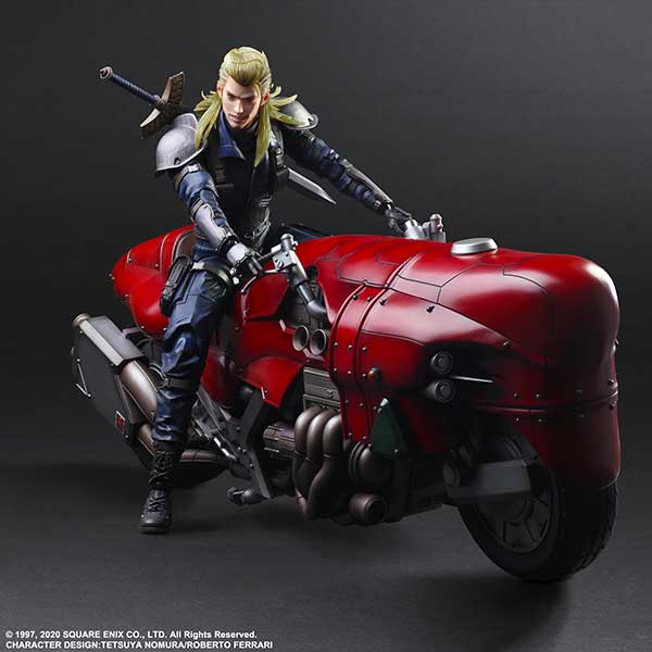 IN-STOCK Square Enix - PLAY ARTS Kai - Final Fantasy VII Remake - Roche & Motorcycle Set